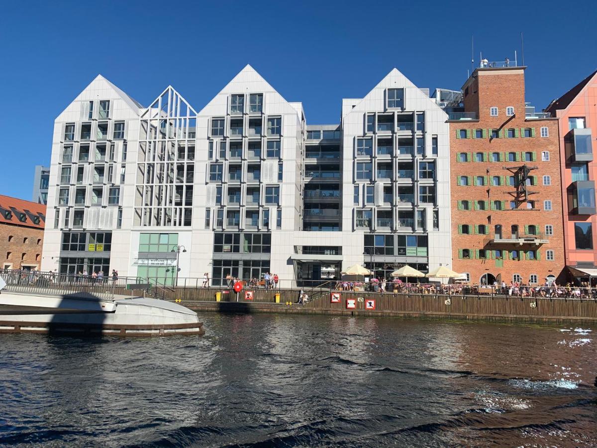 Baltic Riviera Apartments - Luxurious Apartment With Patio And River View Gdańsk Exteriör bild
