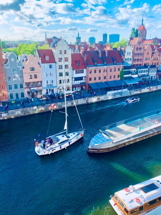 Baltic Riviera Apartments - Luxurious Apartment With Patio And River View Gdańsk Exteriör bild